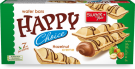 Happy choice wafer bars with hazelnut cream